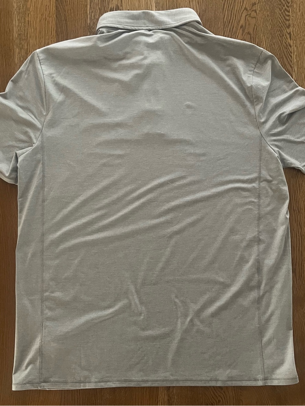 Quince Men's Grey Performance Polo Shirt - Picture 4 of 4